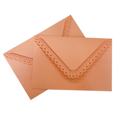 5db Színes üreges háromszög boríték papír cukorka színek esküvői meghívó üres kézzel készített ajándék királykék 16*11,3cm