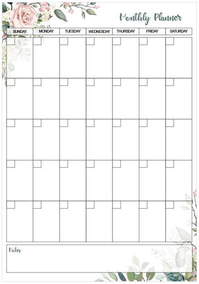 Magnetski mjesečni tjedni planer Kalendar Stolni Dry Erase Bijela ploča Naljepnica Hladnjak Ploča s porukama Jelovnik Poklon Ljepljiva bilješka