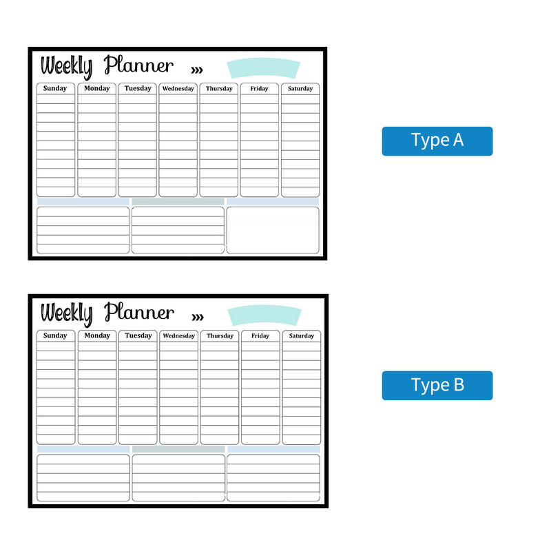 Magnetinis sausas trynimo kalendoriaus lenta šaldytuvo magnetas lankstūs kasdienių pranešimų lipdukai, skirti mėnesio organizatoriaus tvarkaraščių planuotojui