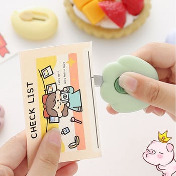 Cute Mini Paper Cutter Pocket Cat Paw Fish Art Utility Knife Express Box Knife Paper Letter Cutter DIY Craft School Stationery