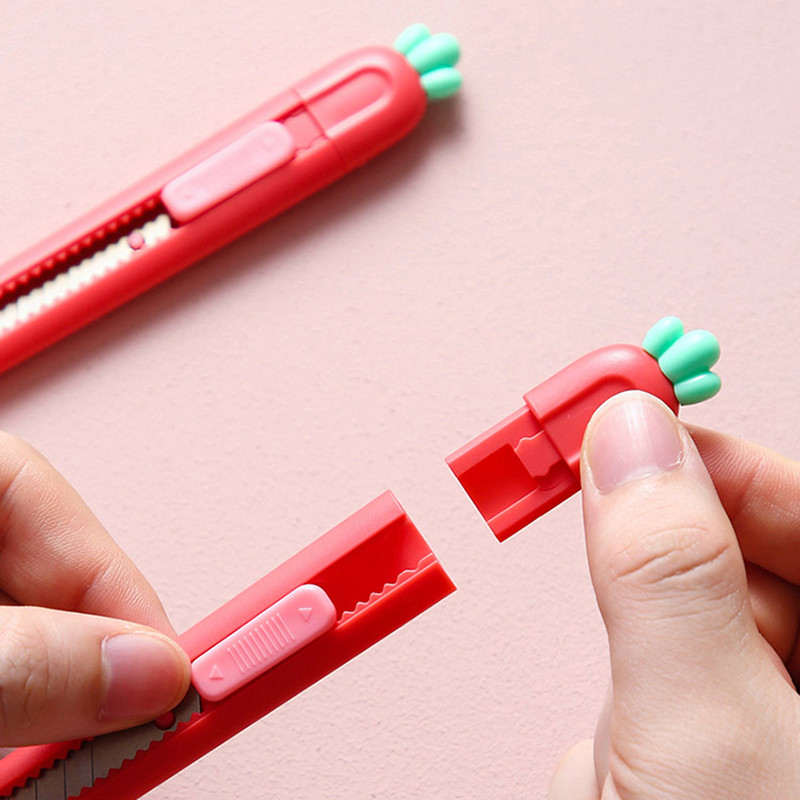 Mini eper kés aranyos hordozható papírvágó barkácsművészet kézzel készített kések irodai iskolai papírboríték vágó írószerek