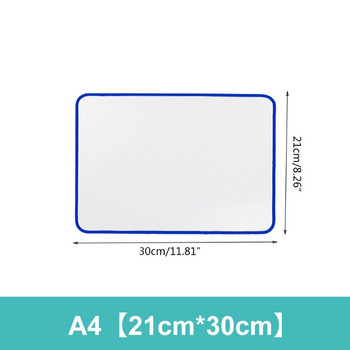 Dry Efface Small White Boards for Class Learning Practice Writing Whiteboard Μαγνητικός πίνακας μεγέθους A4 Graph Lap Boards Y3NC