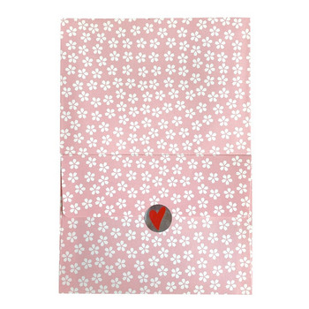 10 τμχ Ροζ φάκελος με άνθη κερασιάς Λευκή υφή μοτίβο κενό χαρτί χειροποίητο DIY γράψιμο επιστολής 17,5cm*12,5cm