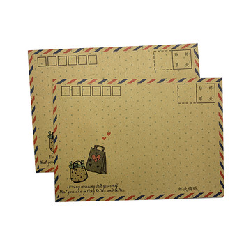 8 τμχ/παρτίδα Lovely B6 Card-post Letter Χαρτί γραφικής ύλης Kraft Stationery φάκελος Φάκελος δώρου