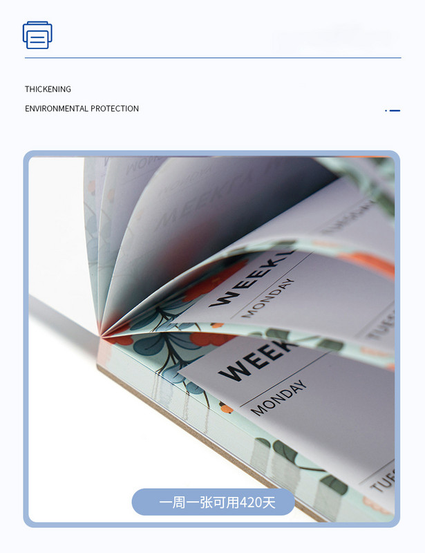 Hladnjak za obroke Magnetska usisna naljepnica Uklonjiva naljepnica Tjedni planer Ljepljivi popis Bilježnica Bilježnica Fitness meni List sa zdravim receptima