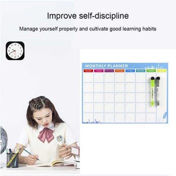 Whiteboard Dry Erases Message Board Flexible Kitchen Stickers Planner