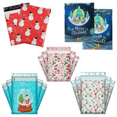 10PCS/Lot Poli Mailers Vreće za dostavu 10x13 inča Božićne vrećice za pakiranje Vreće za pakiranje poklona Samozatvaranje Omotnice za slanje pošiljke