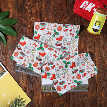 10 БР./Партида Полиетиленови пощенски опаковки Торбички за доставка 10x13 инча Коледни опаковъчни торбички Чанти за опаковане на подаръци Самозапечатващи се пощенски пликове за доставка