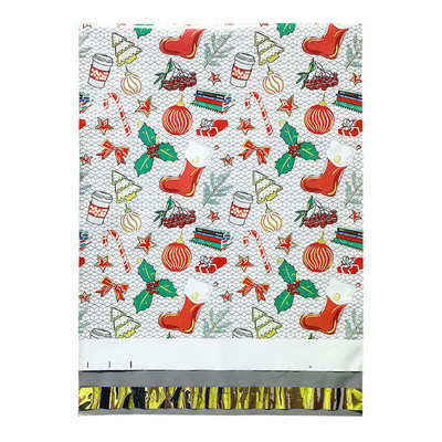 10PCS/Lot Poli Mailers Vreće za dostavu 10x13 inča Božićne vrećice za pakiranje Vreće za pakiranje poklona Samozatvaranje Omotnice za slanje pošiljke