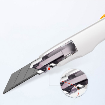 Retractable Utility Knife Metal Blades Box Cutter Paper Cutter Letter Opener Art Knife Μαχαίρια τσέπης Σχολικά είδη γραφείου