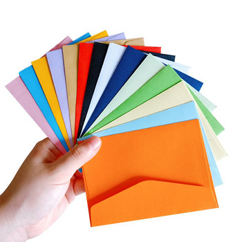 10 ΤΕΜ Έγχρωμος μίνι φάκελος Κάρτα μέλους Χαρτί αποθήκευσης Κενοί φάκελοι Κάρτα ταυτότητας Φάκελος επιστολής συσκευασίας