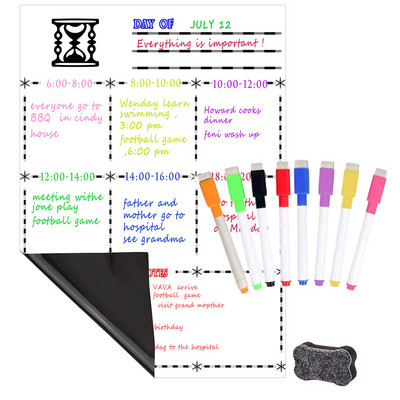 42*30 cm-es mágikus táblalapok matrica, szárazon törölhető, sima papír tollal Irodai és iskolai oktatási kellékek felállított öltöny