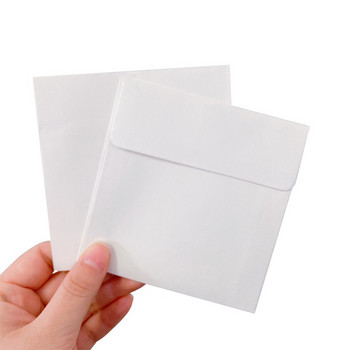 10 ΤΕΜ τετράγωνη καραμέλα χρώματος ουράνιο τόξο Φάκελος πολύχρωμο Εργαλείο Ευχετήρια κάρτα για γράμματα λωρίδα αγάπης DIY Δώρο 10cm