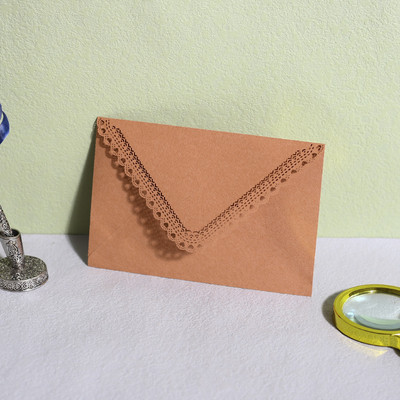 10db színes üreges háromszög boríték lézergravírozott csipke születésnapi esküvői meghívó esküvői meghívó vintage boríték