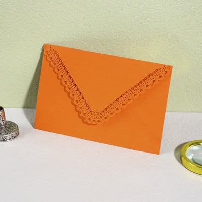 10db színes üreges háromszög boríték lézergravírozott csipke születésnapi esküvői meghívó esküvői meghívó vintage boríték