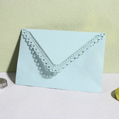 10db színes üreges háromszög boríték lézergravírozott csipke születésnapi esküvői meghívó esküvői meghívó vintage boríték