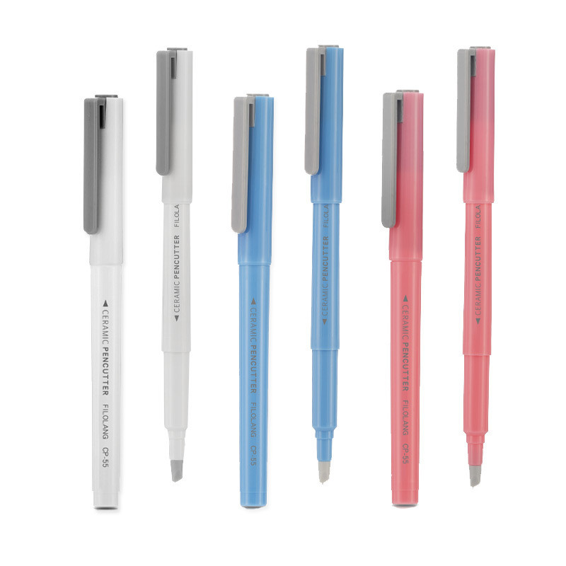 1kom Keramički perorezač Novitet Sigurnosni pomoćni nož Rezač papira Otvarač za omotnice Kutija za rezanje Album Dnevnik Ured Škola F446