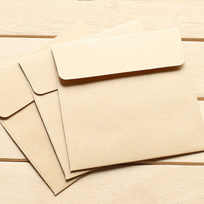 20PCS kvadratni bombon u boji mala omotnica DIY šareni alat Omot za čestitku Scrapbooking Poklon 10 cm