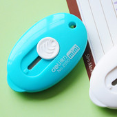 3 vnt mielas vienspalvis mini nešiojamasis peilis popieriaus pjaustytuvas pjaustomas popierius skutimosi peiliukai biuro reikmenys Escolar Papelaria