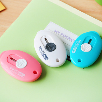 3 τμχ Cute Solid Color Mini Portable Utility Knife Paper Cutter Χαρτί κοπής Ξυράφι Λεπίδα Γραφείου Γραφείο Escolar Papelaria