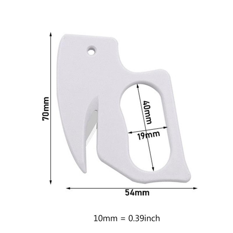 Otpakiranje Rezač plastike Otvarač pisama Scrapbooking Klizni alat za rezanje Sigurnosna pošta Rezač papira Metalna oštrica Rezač kutija P9JD