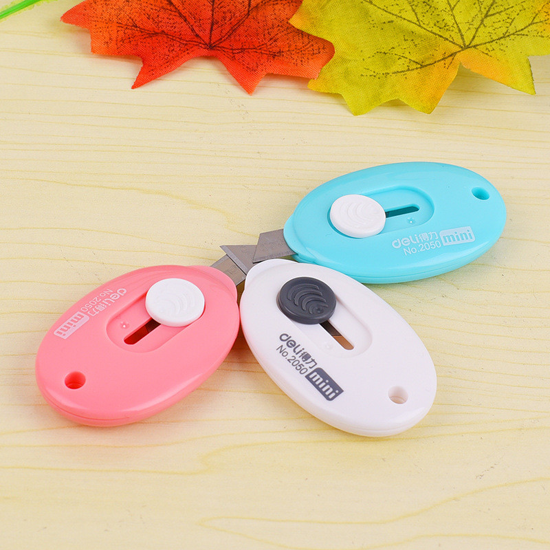 Deli Mini pomoćni nož na uvlačenje Džepni privjesak za ključeve Rezač kutija za papir Otvarač pisama Školski uredski pribor Pismarica Alat za vanjske prostore