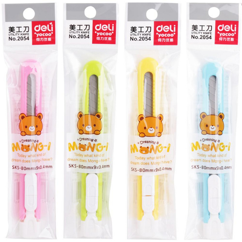 Deli Uslužni nož za umjetničko rukotvorstvo Otvarač kutija Rezači Nož za papir Metalna oštrica Pribor za pisanje Školski pribor