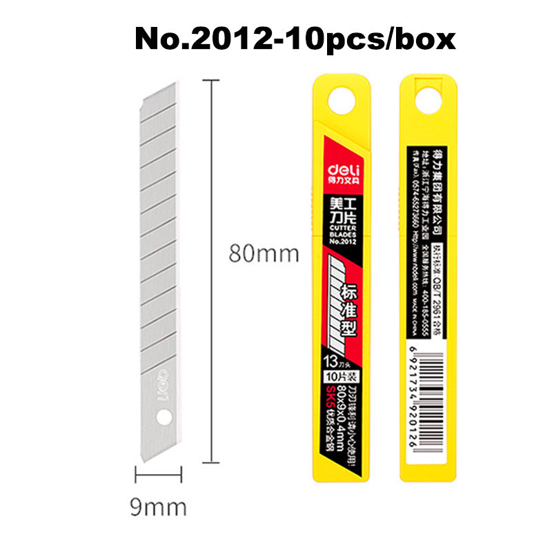 Deli Uslužni nož za umjetničko rukotvorstvo Otvarač kutija Rezači Nož za papir Metalna oštrica Pribor za pisanje Školski pribor