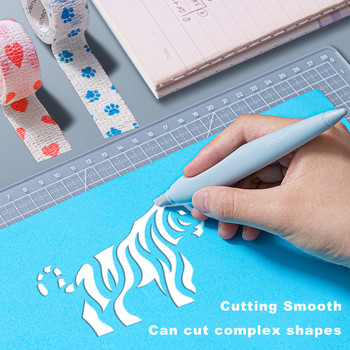 Deli Ceramic Cutter Utility Knife for Art Precision Carving Knife Μικροανασυρόμενη λεπίδα χαρτί κοπής στυλό μαχαίρια χαρτικά