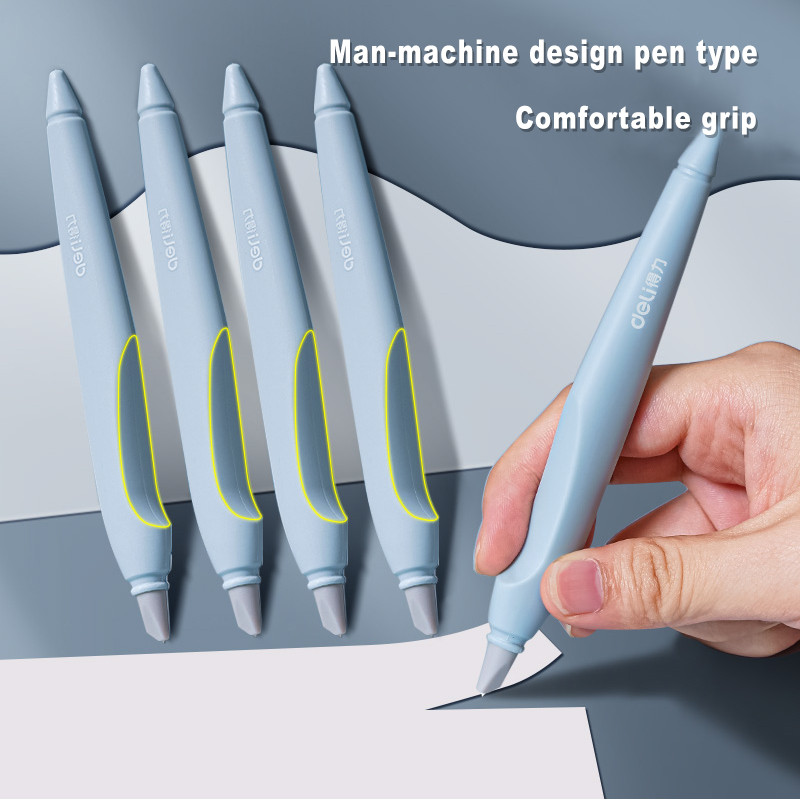 Deli Ceramic Cutter Utility Cuțit pentru artă Cuțit de sculptat de precizie Micro lamă retractabilă pentru tăierea hârtiei Pen Cuțite Papetarie