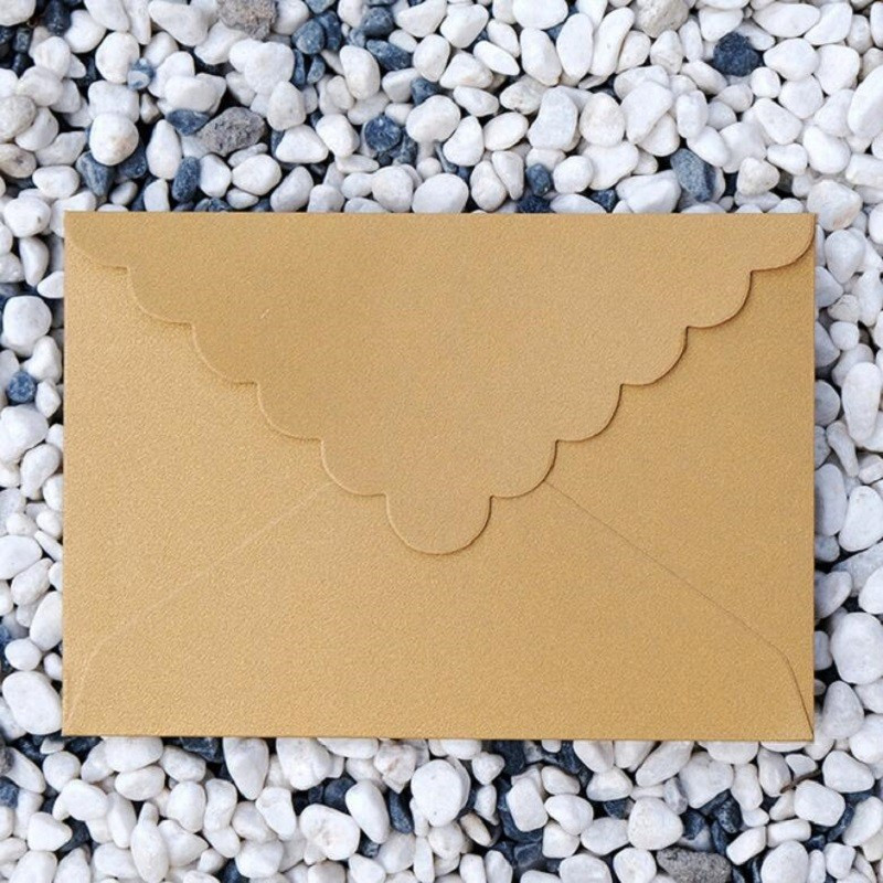 10 kom omotnica pismo valovita biserna trokutasta omotnica pozivnice za vjenčanje stacionarni DIY dar za ceremoniju zabave travnato zelena 11*16 cm