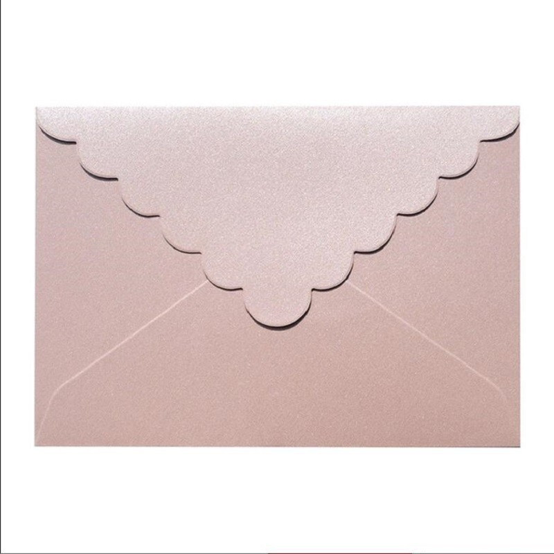 10 kom omotnica pismo valovita biserna trokutasta omotnica pozivnice za vjenčanje stacionarni DIY dar za ceremoniju zabave travnato zelena 11*16 cm