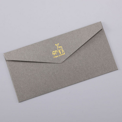 10gab/partija Eiropas vintage Karstā štancēšanas druka Kraftpapīra aploksnes Kāzu vēstules ielūguma aploksne 110mmX220mm
