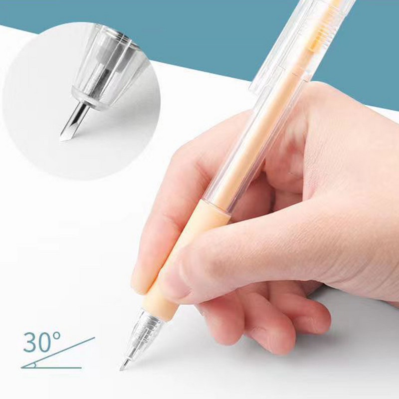 1+4 tk Art Utility nuga pliiats nuga lõigatud kleebised Scrapbooking lõikeriist Express Box nuga koolitarbed isetegemise käsitöötarbed