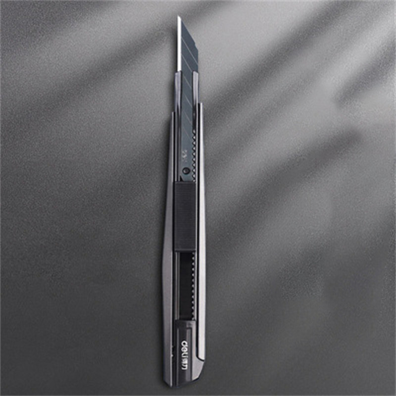 1 kom uvlačivi nož sa širokom oštricom, pomoćni nož, rezač za kutije, umjetnički nož, automatsko zaključavanje, karbonski čelik, oštri karton za rezanje