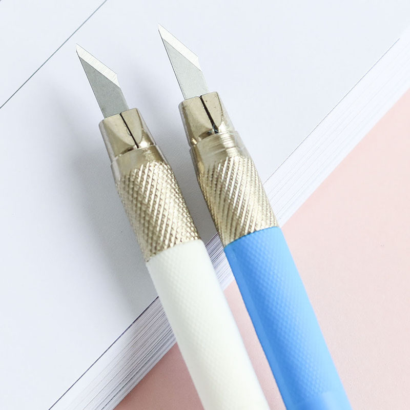 11 spalvų Guminis antspaudas Graviravimas Peilis Rašiklis Mediniai Vaisiai Amatai Drožyba Ašmenys Fotopopierius „Pasidaryk pats“ skulptūros įrankis Biuro reikmenys mokykloms