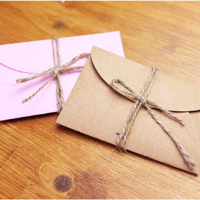 50 buc/lot 90x60mm mini plicuri retro vintage din hârtie kraft cadou pentru decorare simplă plicuri de felicitare din hârtie pentru invitații