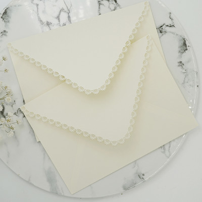 5 kom/set retro šupljih čipkastih omotnica za pohranu čestitki „uradi sam“, pozivnica za vjenčanje, poslovna slavlja, isporuka putem isporuke