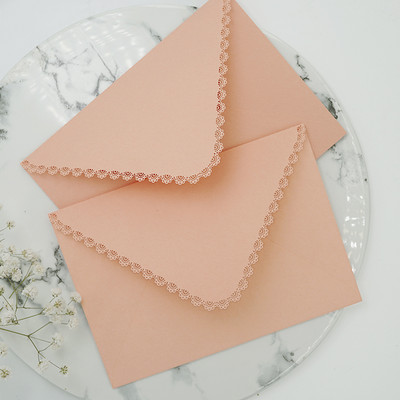 5 kom/set retro šupljih čipkastih omotnica za pohranu čestitki „uradi sam“, pozivnica za vjenčanje, poslovna slavlja, isporuka putem isporuke