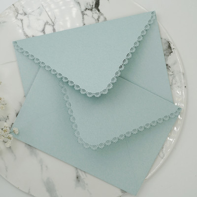 5 kom/set retro šupljih čipkastih omotnica za pohranu čestitki „uradi sam“, pozivnica za vjenčanje, poslovna slavlja, isporuka putem isporuke