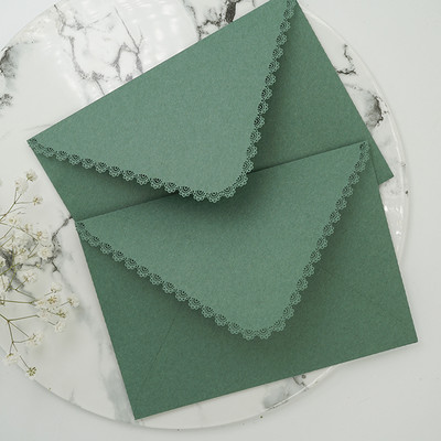 5 kom/set retro šupljih čipkastih omotnica za pohranu čestitki „uradi sam“, pozivnica za vjenčanje, poslovna slavlja, isporuka putem isporuke