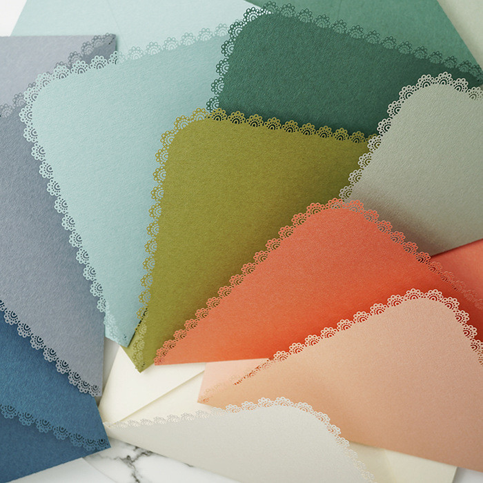 5 kom/set retro šupljih čipkastih omotnica za pohranu čestitki „uradi sam“, pozivnica za vjenčanje, poslovna slavlja, isporuka putem isporuke