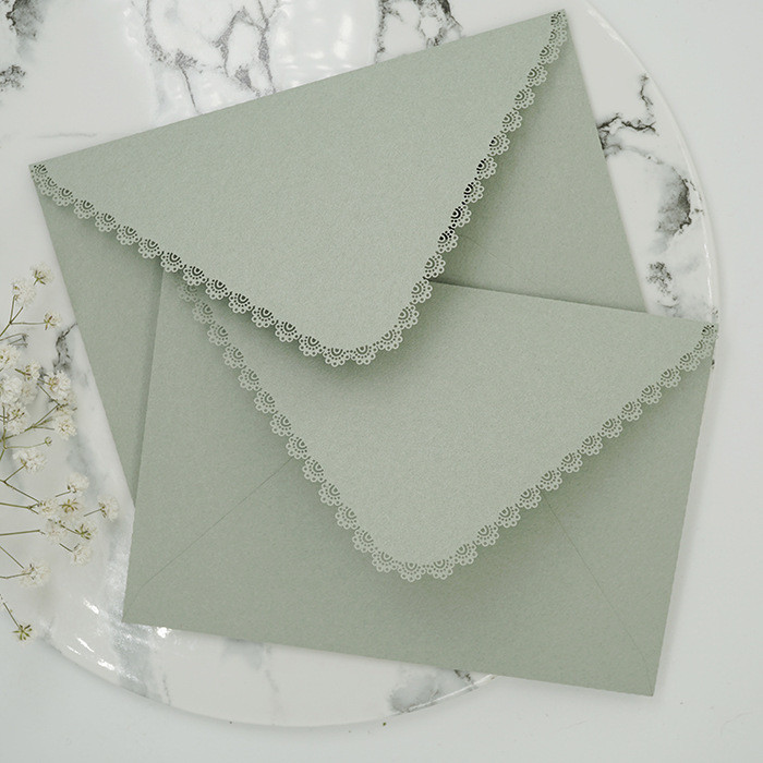 5 kom/set retro šupljih čipkastih omotnica za pohranu čestitki „uradi sam“, pozivnica za vjenčanje, poslovna slavlja, isporuka putem isporuke