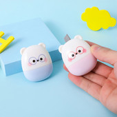 1 buc. drăguț urs alb mini șters de tăiat hârtie cuțit de artă cuțit portabil pentru tapet tăiat hârtie