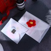 10kom/lot Poluprozirne omotnice od papira sumporne kiseline za DIY pohranu razglednica Pozivnica za vjenčanje Poklon pakiranje