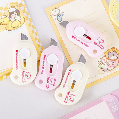 Krāsu izlases Mini Cute Utility Nazis Pārnēsājams Nazis Express Kastes griezējs DIY griešanas papīrs Kawaii kancelejas preces skolas birojam