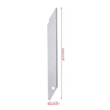 41QA 10Pcs/Box 30 Degrees Blade Trimmer Sculpture Blade Utility Knife από ανοξείδωτο ατσάλι