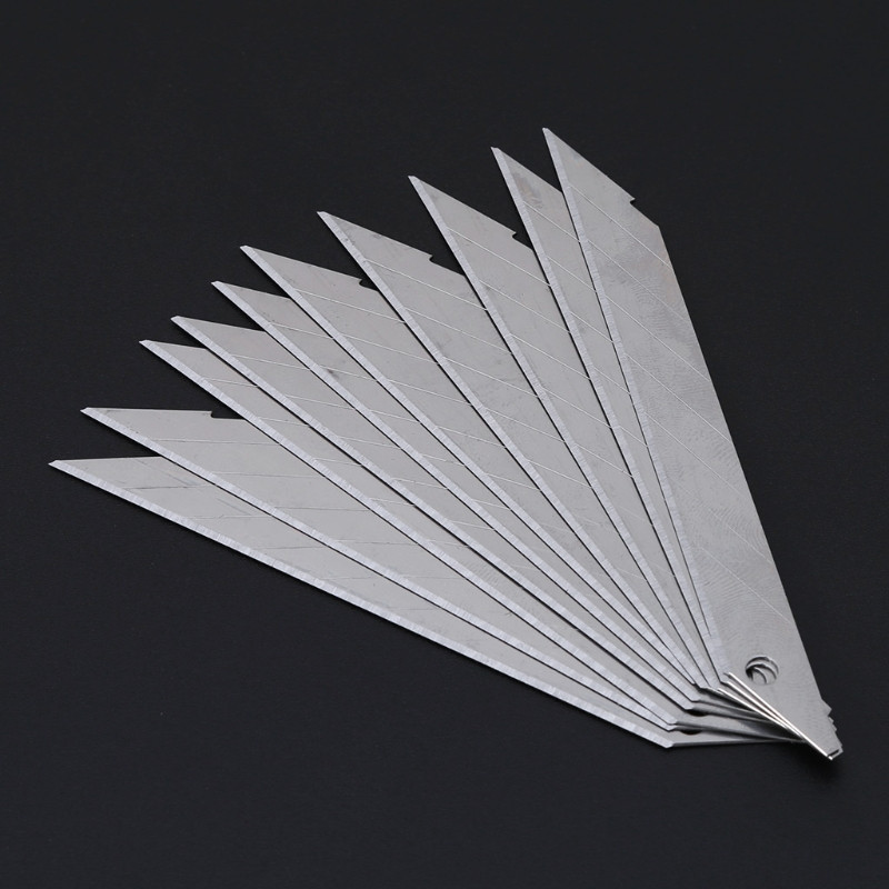 41QA 10 buc/cutie 30 de grade Trimmer cu lame Sculpture Lama Cuțit utilitar Oțel inoxidabil