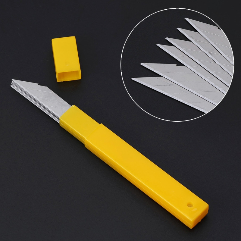 41QA 10 buc/cutie 30 de grade Trimmer cu lame Sculpture Lama Cuțit utilitar Oțel inoxidabil