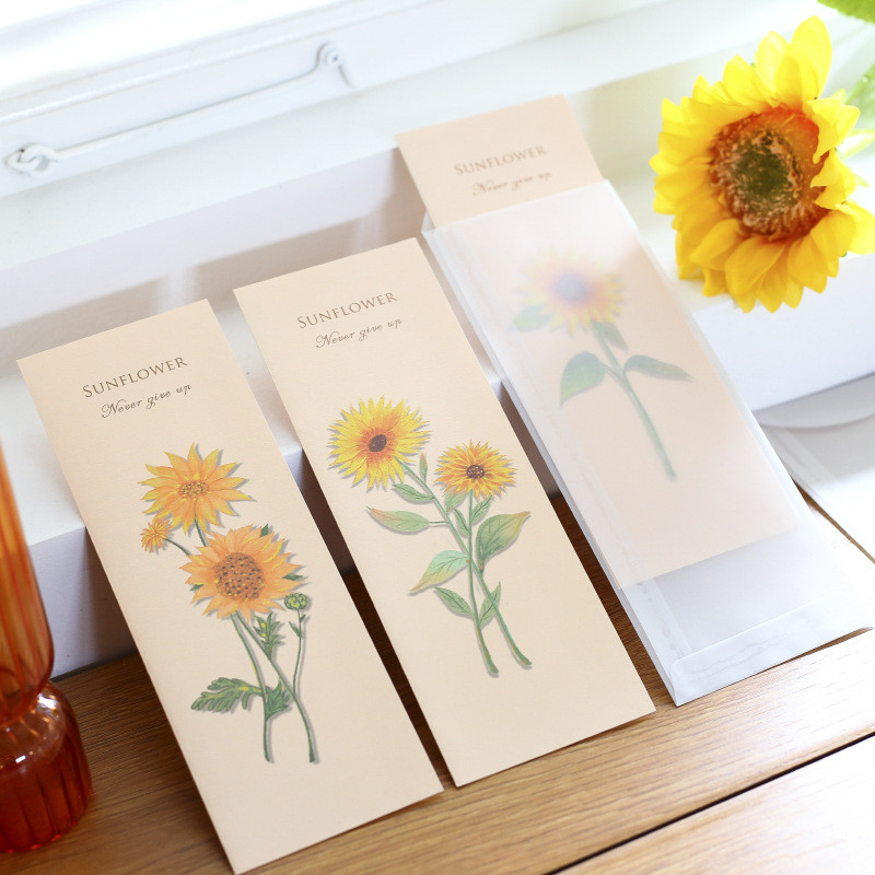 6kom/pak Ins Cvijeće Prozirne omotnice Kawaii jastučići za pisma Korejski stacionarni DIY Pozivnice za vjenčanje Omot Ured